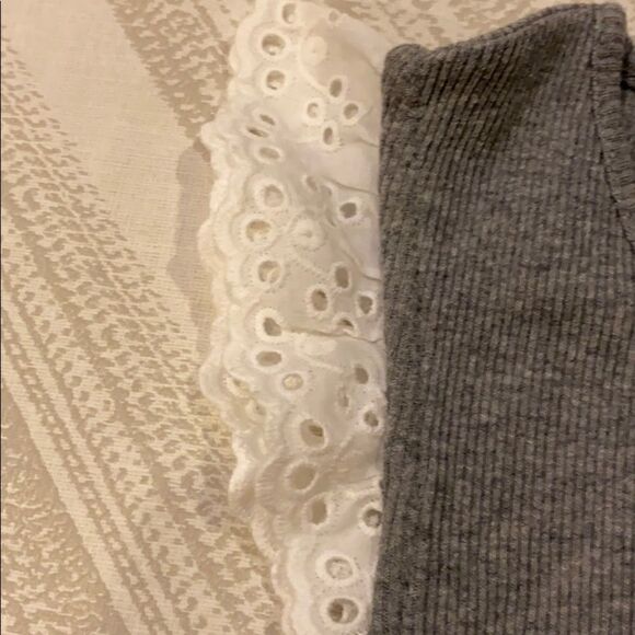 Baby Gap Grey Rubbed Tank Top w Ruffle Sleeves - Picture 2 of 7